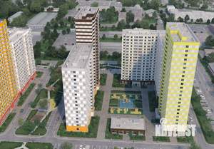 2-к квартира, строящийся дом, 44м2, 6/25 этаж