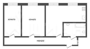 3-к квартира, вторичка, 56м2, 4/5 этаж