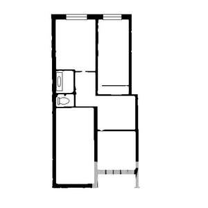 3-к квартира, вторичка, 71м2, 9/9 этаж