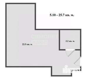 Студия квартира, вторичка, 25м2, 3/4 этаж