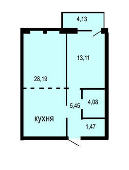 2-к квартира, вторичка, 54м2, 4/16 этаж