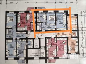 2-к квартира, вторичка, 53м2, 2/3 этаж