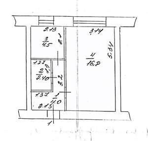 1-к квартира, вторичка, 28м2, 1/9 этаж