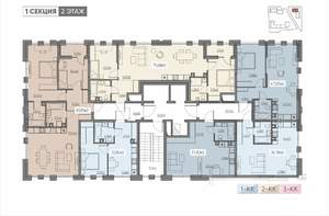 1-к квартира, вторичка, 47м2, 2/11 этаж