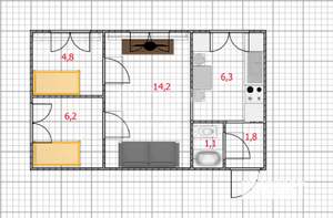 3-к квартира, вторичка, 34м2, 1/2 этаж