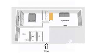 2-к квартира, вторичка, 47м2, 4/5 этаж