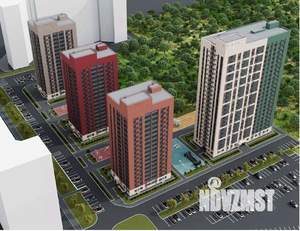 1-к квартира, строящийся дом, 40м2, 17/18 этаж