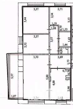 4-к квартира, вторичка, 75м2, 2/9 этаж