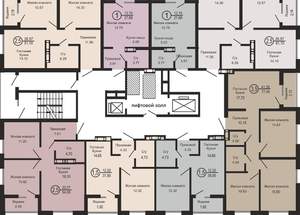 1-к квартира, вторичка, 38м2, 12/18 этаж