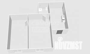 2-к квартира, вторичка, 25м2, 1/2 этаж