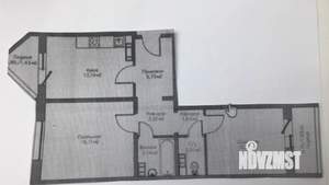 2-к квартира, вторичка, 60м2, 10/17 этаж