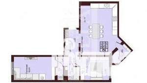 2-к квартира, вторичка, 78м2, 10/16 этаж