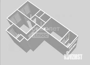 3-к квартира, вторичка, 66м2, 7/9 этаж