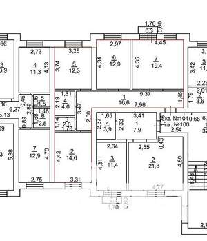 3-к квартира, вторичка, 82м2, 4/4 этаж