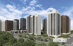 2-к квартира, строящийся дом, 61м2, 17/18 этаж