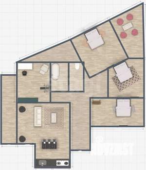5-к квартира, вторичка, 88м2, 3/9 этаж
