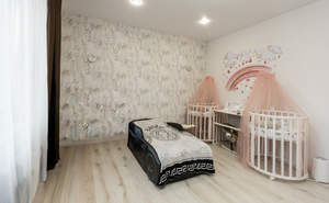 1-к квартира, вторичка, 44м2, 1/1 этаж