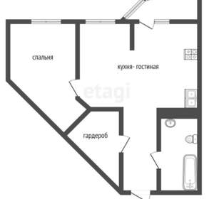 2-к квартира, вторичка, 50м2, 16/16 этаж