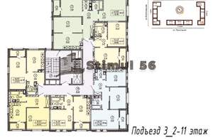 2-к квартира, вторичка, 60м2, 7/17 этаж