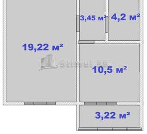 1-к квартира, вторичка, 37м2, 7/17 этаж