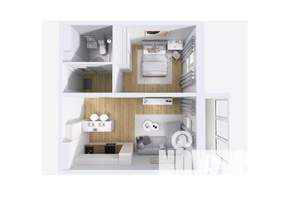 2-к квартира, вторичка, 44м2, 9/22 этаж