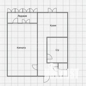 1-к квартира, вторичка, 35м2, 6/10 этаж