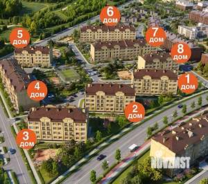 2-к квартира, вторичка, 47м2, 1/4 этаж