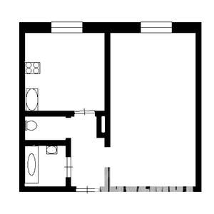 1-к квартира, вторичка, 33м2, 8/9 этаж