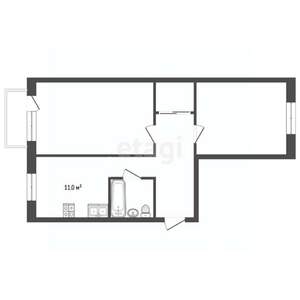 2-к квартира, вторичка, 65м2, 13/17 этаж