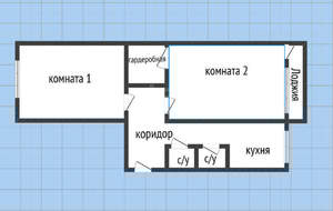 2-к квартира, вторичка, 48м2, 5/5 этаж