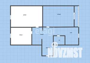 3-к квартира, вторичка, 62м2, 1/5 этаж
