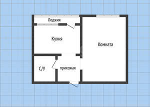 1-к квартира, вторичка, 33м2, 11/17 этаж