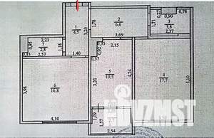 2-к квартира, вторичка, 63м2, 10/10 этаж