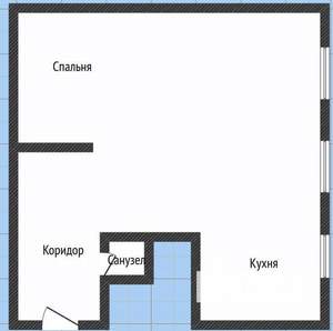 Студия квартира, вторичка, 32м2, 2/2 этаж