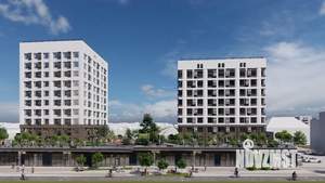 2-к квартира, строящийся дом, 59м2, 3/11 этаж