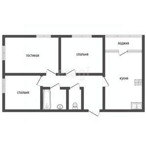 3-к квартира, вторичка, 76м2, 15/17 этаж