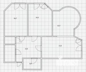 3-к квартира, вторичка, 90м2, 9/14 этаж