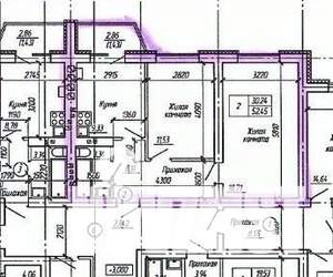 2-к квартира, вторичка, 52м2, 3/3 этаж