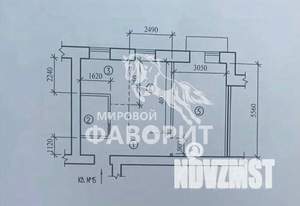 2-к квартира, вторичка, 45м2, 4/9 этаж