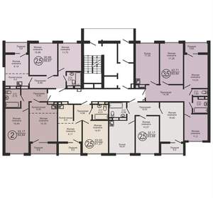 2-к квартира, вторичка, 55м2, 15/18 этаж