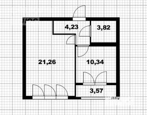 2-к квартира, вторичка, 40м2, 9/12 этаж