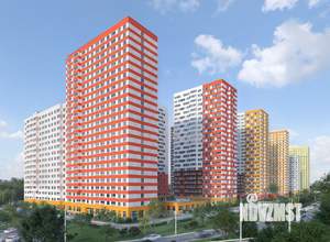 1-к квартира, строящийся дом, 37м2, 24/25 этаж