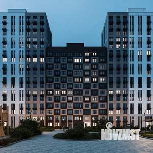2-к квартира, строящийся дом, 58м2, 15/17 этаж