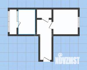 1-к квартира, вторичка, 51м2, 8/15 этаж