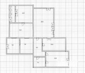 4-к квартира, вторичка, 97м2, 4/4 этаж