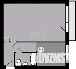 1-к квартира, вторичка, 31м2, 3/5 этаж