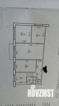 4-к квартира, вторичка, 61м2, 2/5 этаж