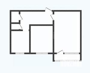 2-к квартира, вторичка, 53м2, 9/9 этаж