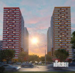 1-к квартира, строящийся дом, 44м2, 9/25 этаж