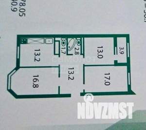 3-к квартира, вторичка, 73м2, 10/15 этаж